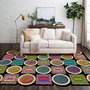 Conceptum Alfombra Multicolor con Diseño 3D de 60 x 100 cm